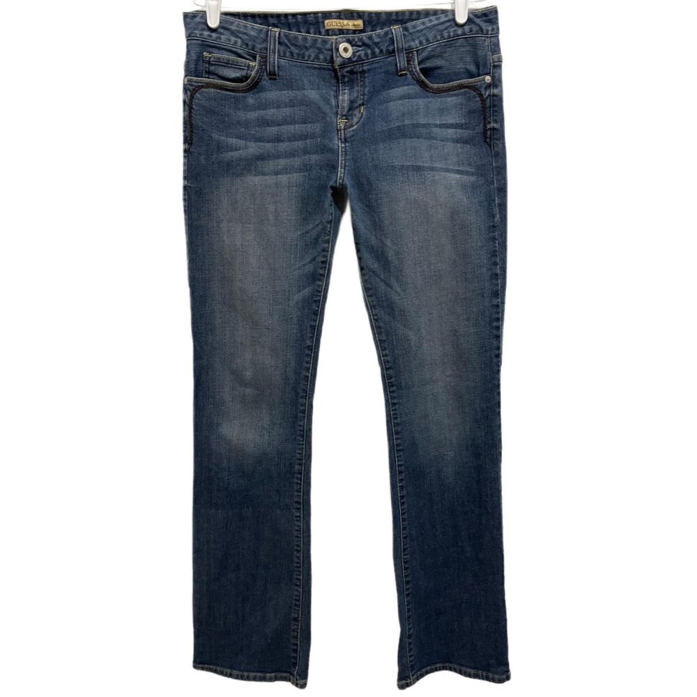 0441 Guess Los Angeles Boot Cut Faded Denim Jeans